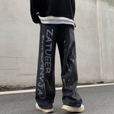 Womens Boyfriend Baggy Jeans Men White Denim Trouser Korean Streetwear Straight Casual Jean Pants Vintage Femme Fashion