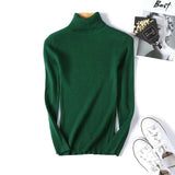 New Autumn and winter high collar sweater Slim Women Sweaters Long-sleeved Thick Turtleneck Sweaters Women