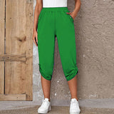 Summer Fashion Casual Cropped Trousers With