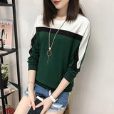 2021 Autumn Winter Long Sleeve T shirt Women Tops Tshirt Women T-shirt O-neck Loose Cotton Tee Shirt Femme Plus