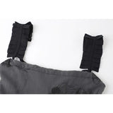 Sexy Sleeveless Mesh Midi Dress Women A-line Elegant Fairy Goth Tunic Summer Vestidos Y2k Harajuku Mall Goth