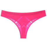 New Women's Underwear Panties Sexy Hollow Out Mesh Thong Middle-waist Large Size Breathable Comfortable Fashion