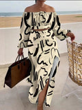 Autumn Fashion Casual Shoulder-Strapped Holiday Dress Two-Piece