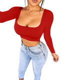 Zingj New Top Zipper Sexy Slim T-Shirt Long Sleeve Undershirt-Outfit