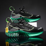 Running Shoes Breathable Blade Sneakers Antiskid Damping Jogging Shoes Trendy Comfortable Mesh Training Shoes