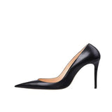 High Heels Women Shoes Pumps 12 cm Stilettos Shoes For Women PU Leather Wedding Shoes brown nude black YG001