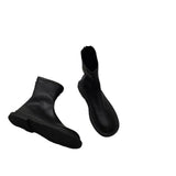 Boots Female 2025 Spring And Autumn New Simple Thin Single Boots Martin Boots Fashion Middle Tube British Style Ankle