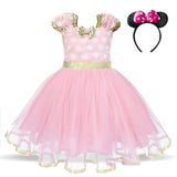 Birthday Dress For Christmas Dress New Year Costume Mouse Dress Up 2 Pcs Tutu Outfits Party Cosplay Polka Dots