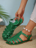 Sandals Women 2025 Summer New Flat-Soled Fashion Beach Sandals