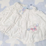 Japanese Fashion Sweet Ruffled Women Skirts Y2k Aesthetic A-line Pleated Mini Skirt High Waist Slim Streetwear Mujer