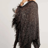 Zingj Summer New Fashion Heavy Industry Sequin Tassel Temperament Socialite Pants Suit-Outfit