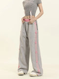 Striped Side Bow SweatpantsOutfit