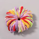 100Pcs/lot Hair Bands Girls Candy Color Elastic Rubber Band Hair Bands Child Baby Headband Scrunchie Kids Hair