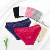 Lace Panties Women's Cotton Underwear Seamless Cute Girls Briefs Lingerie Solid Fashion Female Sexy Panties Plus Size
