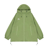 Oversize Waterproof Hooded Jacket-Outfit