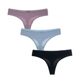 Women's Cotton G-String Thong Panties String Underwear Women Briefs Sexy Lingerie Pants Intimates Ladies Solid