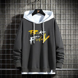 and Autumn New Long Sleeve Men Hooded Sweatshirt Tide Brand Fashion Korean Casual Loose Round Neck Long Sleeve Hoodie