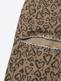 Leopard Embellished Cut Out