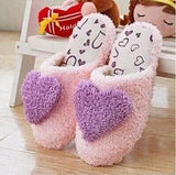 Lovely Ladies Home Floor Soft Women indoor Slippers Outsole Cotton-Padded Shoes Female Cashmere Warm Casual