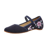 Zingj Shoes Single Shoes Fashion Tendon Embroidered Cloth Shoes Women's Single Shoes Spring And Summer Cloisonne Shallow Cloth