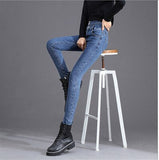 Women Jeans Fitting High Waist Slim Skinny Femme Jeans Faux Leather Jeans,Stretch Female Jeans,Pencil