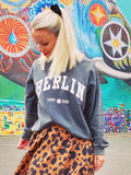 Washed Faded Sweatshirt Women Autumn Winter Vintage Hoodies Fashion Sweatshirts Tops 2021 Femme Oversize