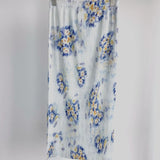 Folds 2025 Spring And Summer New High-End Slimy Skirt Design Dopamine Broken Flower Wrinkles Half