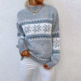 Ins Design Long Sleeve V-Neck Knitted Dress