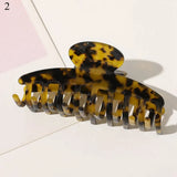 Quality Acetate Leopard Hair Claws Large Barrette Crab Claw Clip Bath Clip Ponytail Clip For Women Girls Hair