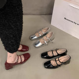 The Daily Commute To Increase The Thin And Coarse And Small Skin Spring And Summer New French Gentle Evening Evening Wind Mary Jane Single