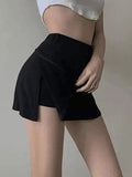 Lined Split Tennis Mini Skirt- Outfit