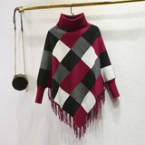 Sweater Women Turtleneck Pullovers Solid Stretch Striped Korean Top Knit Plus Size Harajuku Fall 2021 Winter