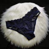 Women's Underwear Lace Hollow Out Panties Cross Bandage Seamless Underpant Low Waist Lingerie Seduction Sex
