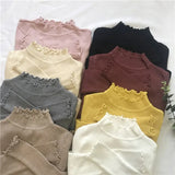 Ruched Women Sweater High Elastic Solid 2021 Fall Winter Fashion Sweater Women Slim Sexy Knitted Pullovers Pink