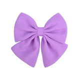 Pcs/lot Cute Solid Cotton Hair Bows With Clip For Girls Hair Clips Handmade Hairpins Barrettes Headwear Kids Hair