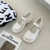 Jane Women's Shoes Mary Shoes Women's New Fashion Thick Heel Dresses In Spring And Autumn