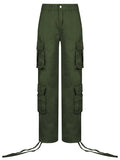 Vintage Multi Pocket Patched Cargo Jeans- Outfit