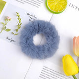 Inches New Winter Women Plush Scrunchie Girls Elastic Hair Bands Ponytail Holder Hair Rope Ties Headwear Hair