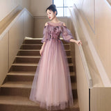 Adult Vocal Art Exam Evening Dress Dress Light Extravagant Purple Engagement Winter Long-Sleeved