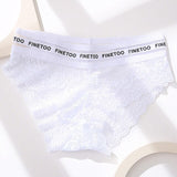 Women Sexy Lace Panties High-waist Underwear XXL Female Underpants Breathable Lingerie Temptation Transparent