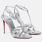 Quality 25 New Snake-Snake-Snafing Silver Round Head With Fashionable Temperament Sexy Dew Fine Heel