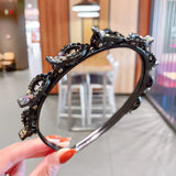 Alice Pearls Elegant Hairbands Men Women Sports Headband Double Bangs Hairstyle Make Up Hairpins Fashion Hair