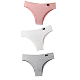 Women's Panties Cotton Brazilian Underwear Women Sexy V Waist Women's Thong Female Underpants Intimate