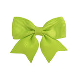 1piece Colorful Ribbon Hair Bows With Clip For Baby Girls Mini Cute Hairpins Barrettes Headwear Kids Hair
