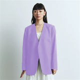 Suit Spring And Autumn New Cushion Shoulder Leisure Fashion Temperament Slim Thin Professional Gray Small Suit