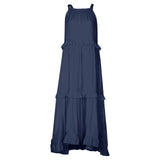 Hot New Summer Women's New Temperament Long Drag Skirt Skirt Dress