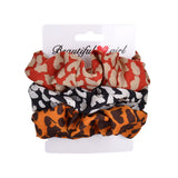 Women Vintage Hair Scrunchies Velvet Scrunchie Set Elastic Hair Bands Girls Headband Ponytail Hair Rope Hair
