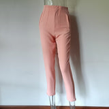 Casual High Waist Pure Color