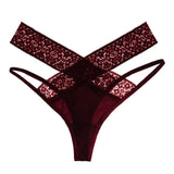 New Women Sexy Lace Panties Low-waist Underwear Thong Female G String Breathable Lingerie Hollow out Solid