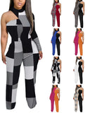 Independent Station New Fashion Printed One-Sleeved One-Sleeved Women's Trousers From